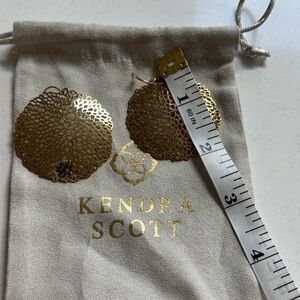 Kendra Scott Gold Filigree Earrings